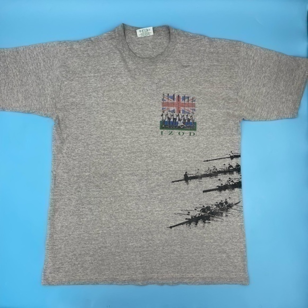 Vintage 90’s Made In USA IZOD Front/Back Graphic Tee